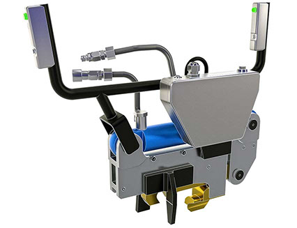 3D rendering av CAD-modell, specialmaskin utveckald och tillverkad av Maskinteknik i Malmö